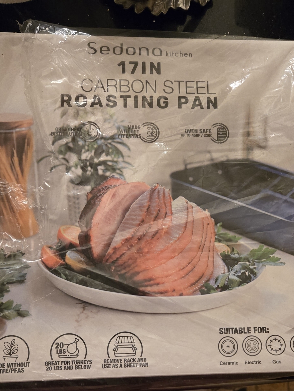 Texas Brisket or Sunday Roast! NIP 17 in Sedona Cooker Pans Mother's Day Hosting